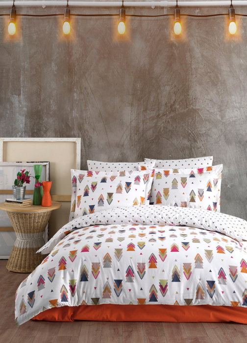 L'essentiel linge de maison Poly Young Juego de fundas para edredón Doble Ranforce Multi-color L'essentiel linge de maison Poly Young Juego de fundas para edredón Doble Ranforce Multi-color